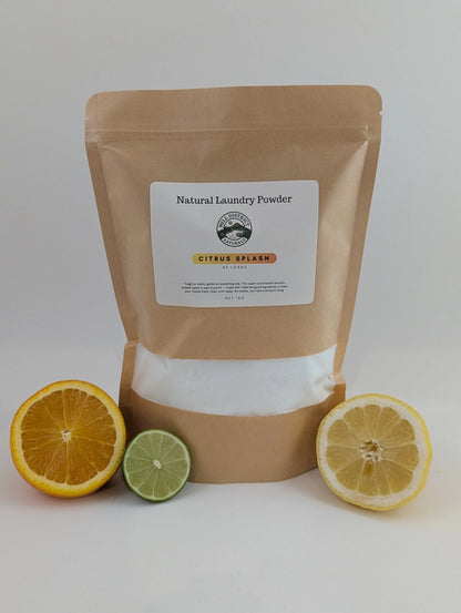 citrus scented natural laundry powder non toxic