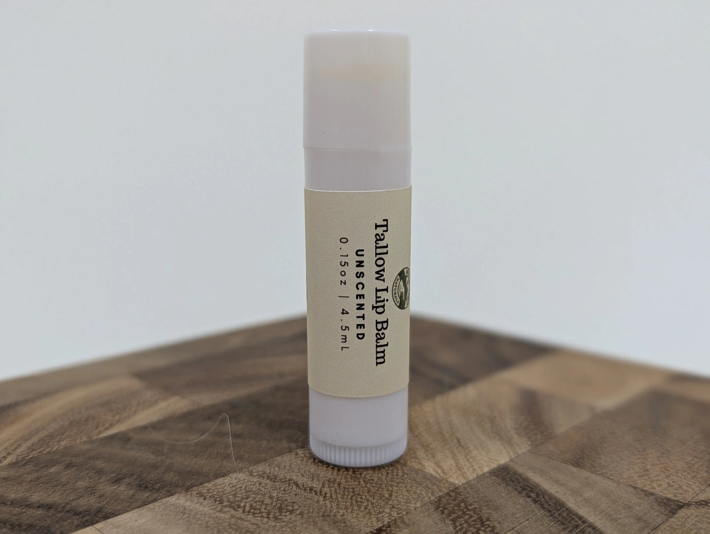 unscented beef tallow lip balm