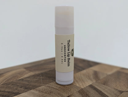 unscented beef tallow lip balm