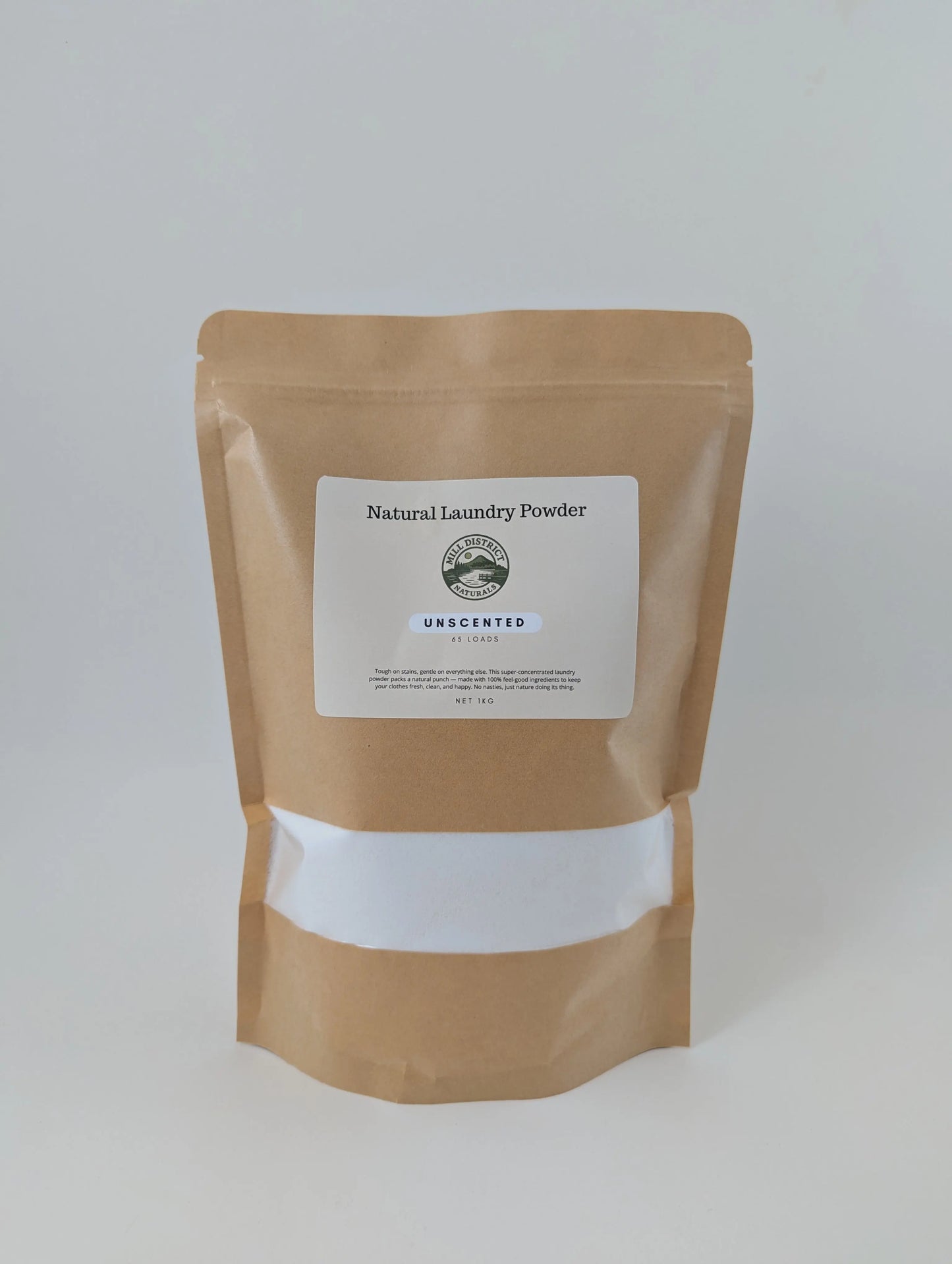 unscented non toxic natural laundry powder