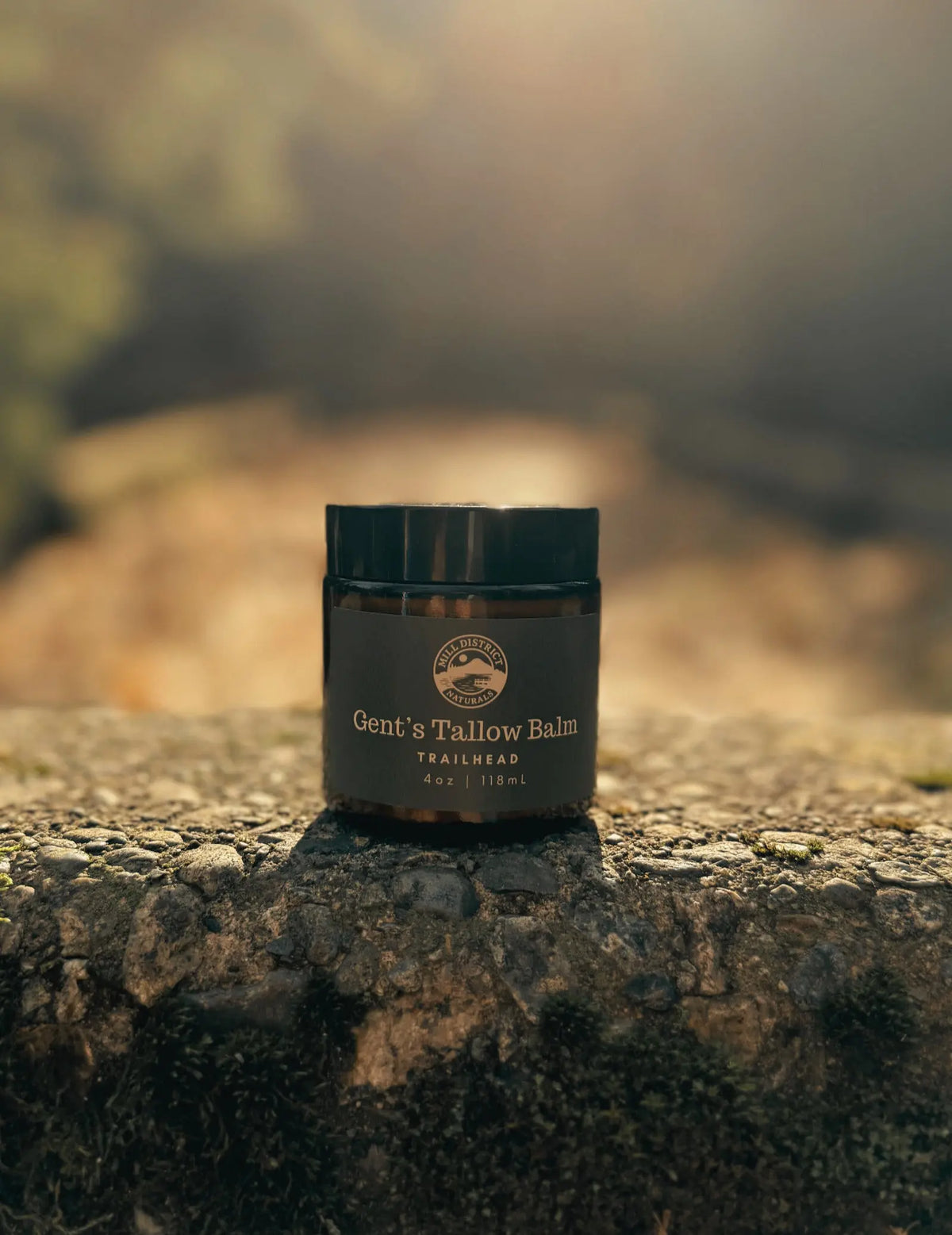 Gent's whipped beef tallow balm in a citrus patchouli scent